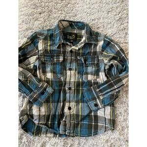 Pure Stuff Boys Sz. 3 Classic Plaid Button Down. Cute, Comfortable